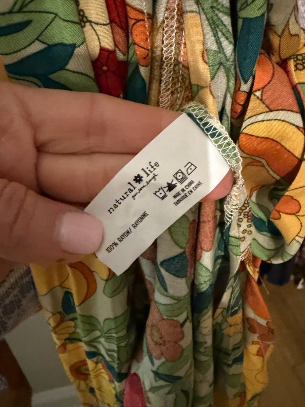 Sophia Wrap Maxi Dress - Gold Vintage Floral - Picture 11 of 11